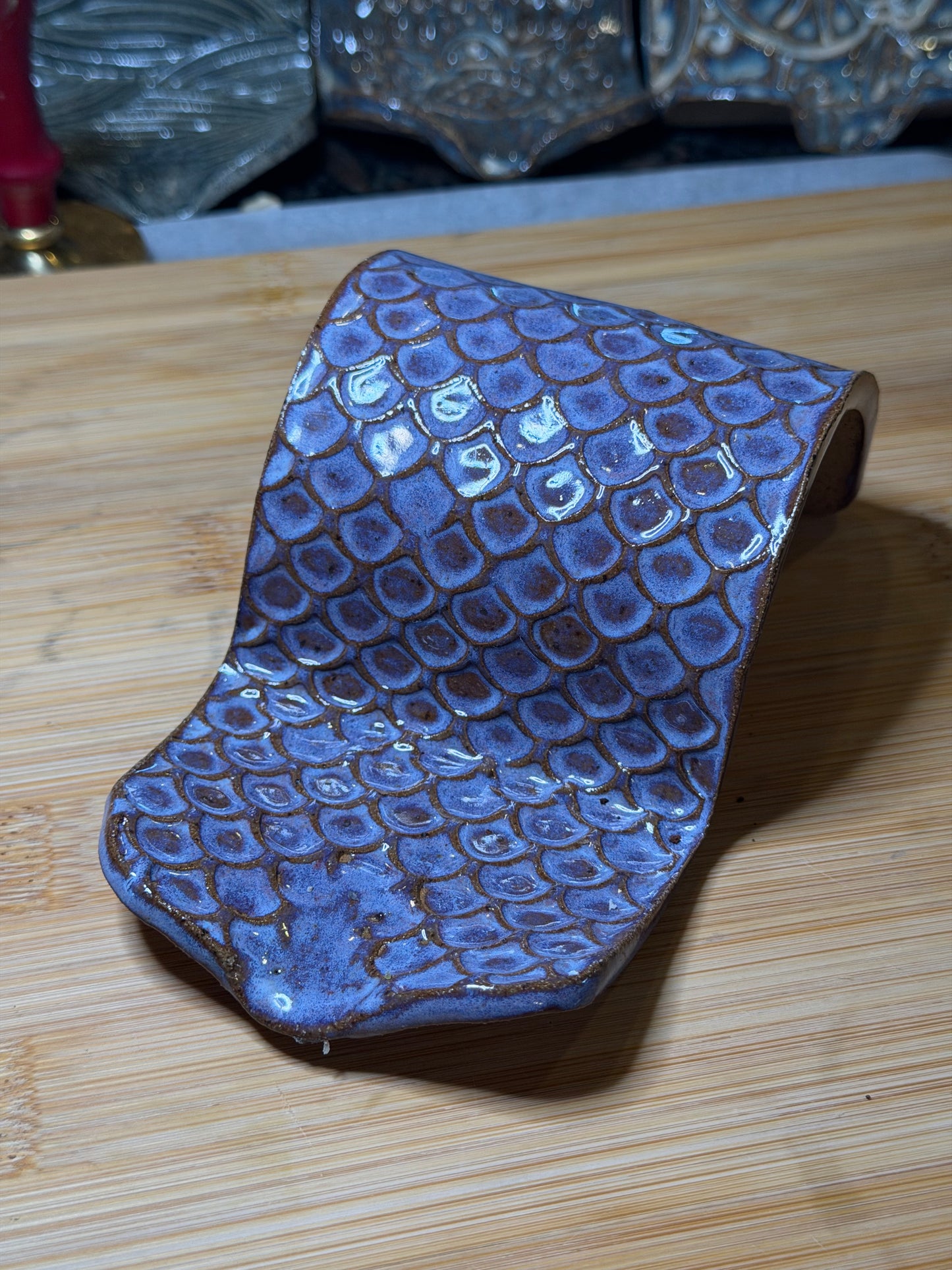 Ceramic Soap Rest with Free 5 oz Soap