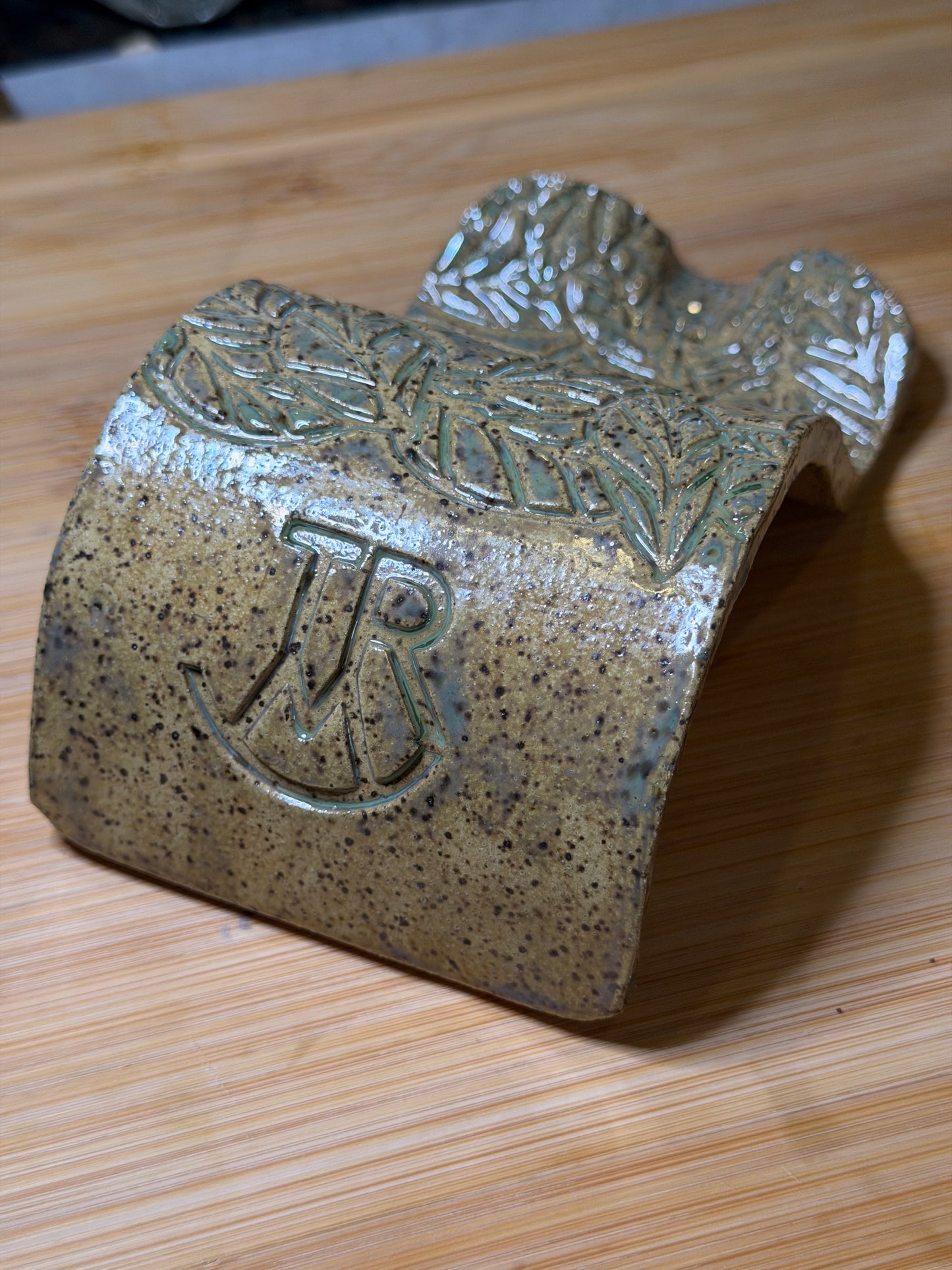 Ceramic Soap Rest with Free 5 oz Soap