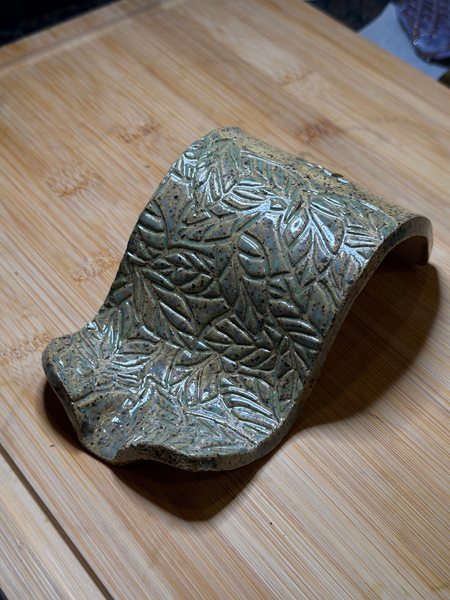 Ceramic Soap Rest with Free 5 oz Soap