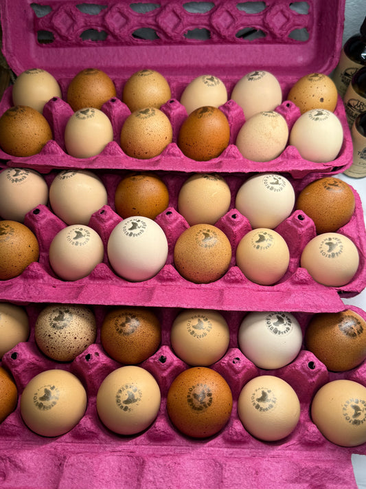 Eggs- Farm stand pick up/drop off only (seasonal)