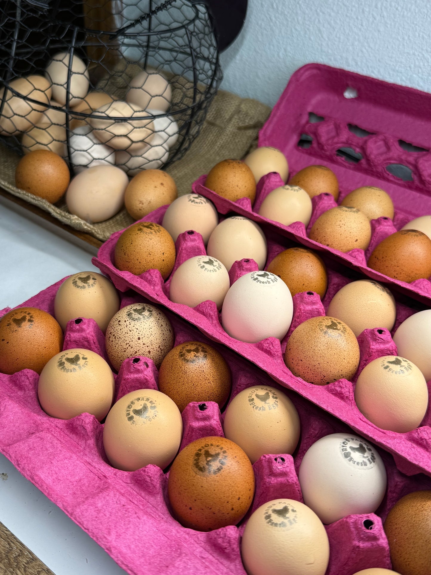 Eggs- Farm stand pick up/drop off only (seasonal)