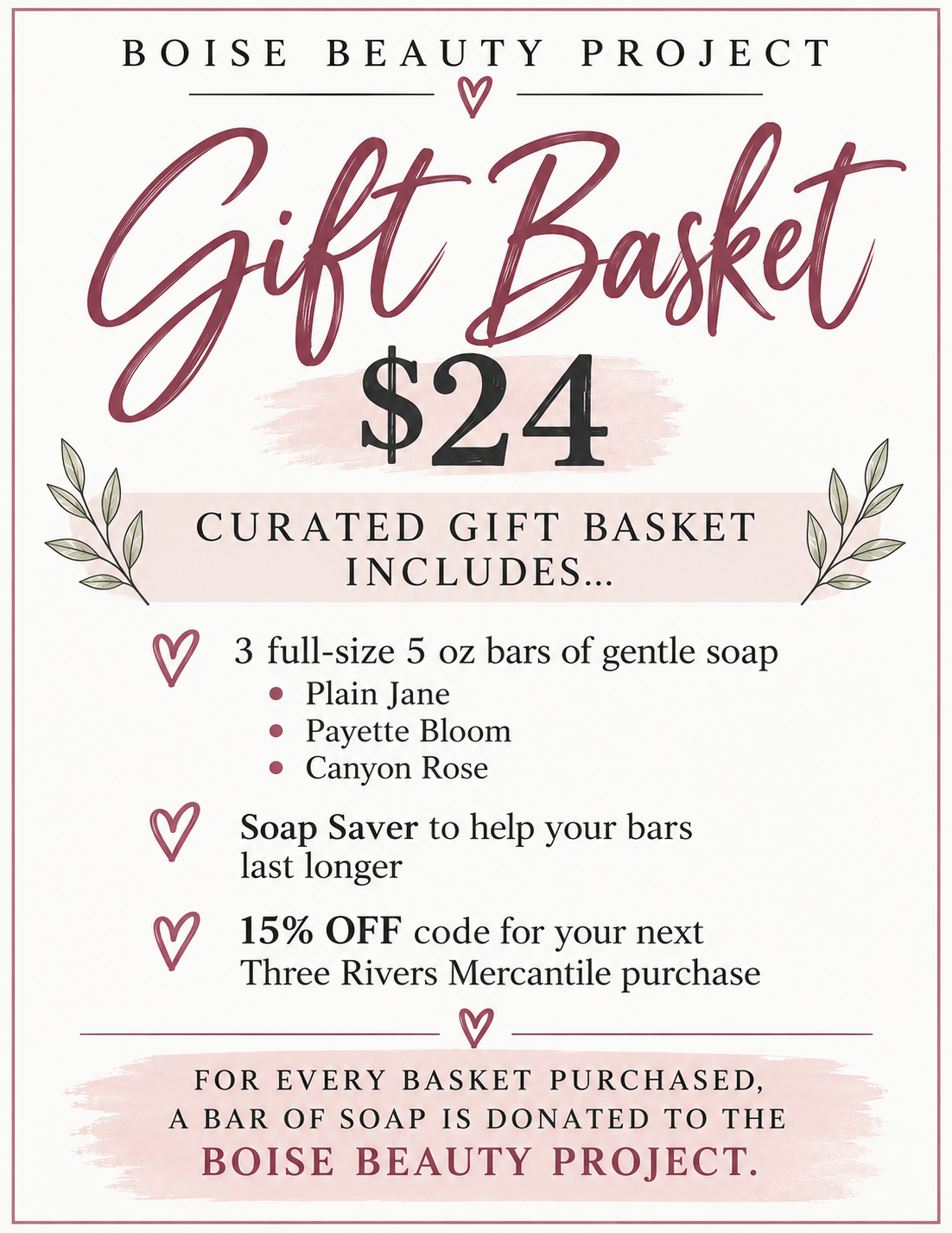 Boise Beauty Project Basket 2026