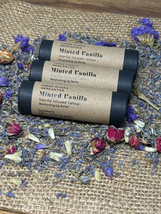 Minted Vanilla Tallow Lip Butter